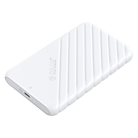 ORICO Type-C to Type-C USB3.1 Gen1 6Gbps 2.5” inch SATA SSD Hard Disk Kutusu Beyaz