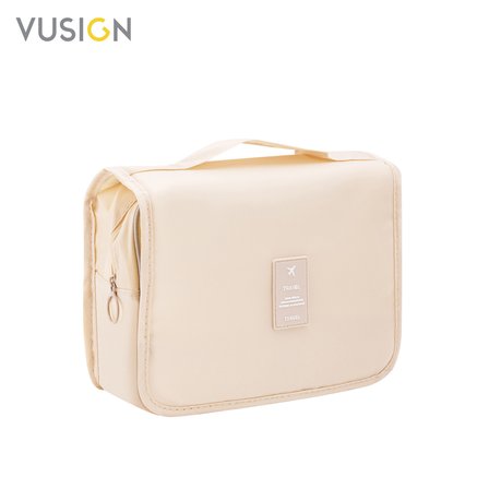 Kozmetik Saklama Çantası Seyahat Makyaj Organizer Çanta 24x9x20 cm Ahşap Rengi