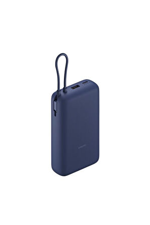 Xiaomi 33W 20.000Mah Mavi Powerbank USB ve USB-C Portu ve USB-C Entegre Kablo BHR8851GL