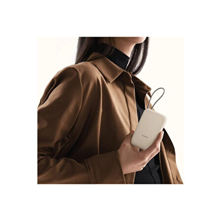 Xiaomi 10000 Mah Dahili Kablolu Powerbank Type-C 
