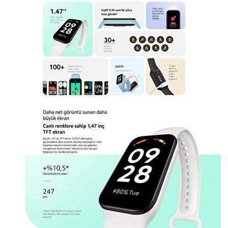 Xiaomi Redmi Smart Band 2 Orjinal Nabız Ölçer Spor Su Geçirmez Android iOS iPhone Uyumlu Akıllı Bileklik Saat