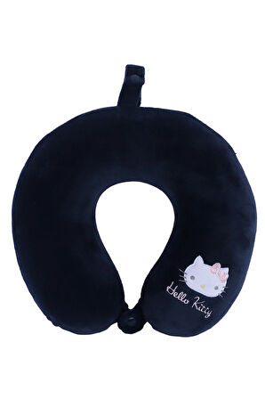 Sanrio Lisanslı Hello Kitty Lisanslı Boyun Yastığı,Seyahat Yastığı - Lacivert