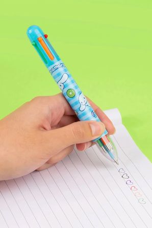 Sanrio Lisanslı Cinnamoroll 6 Renkli Çoklu Kalem 14 Cm – Eğlenceli Pratik Tasarım