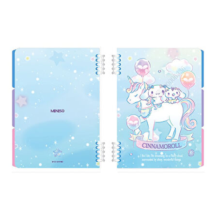 Sanrio Lisanslı A5 Telli Defter (48 Yaprak) - Cinnamoroll