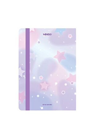 Sanrio Lisanslı A5 Lastikli Ciltli Defter (80 Yaprak) - Kuromi