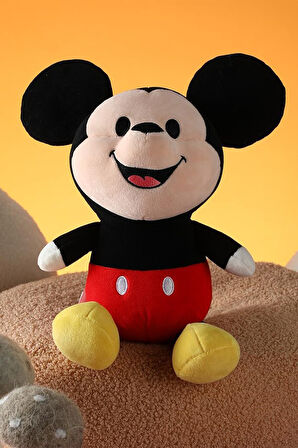 Disney Lisanslı Mickey Mouse 100 Gülen Yüz Serisi Peluş Oyuncak 25cm