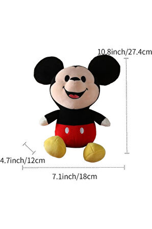 Disney Lisanslı Mickey Mouse 100 Gülen Yüz Serisi Peluş Oyuncak 25cm