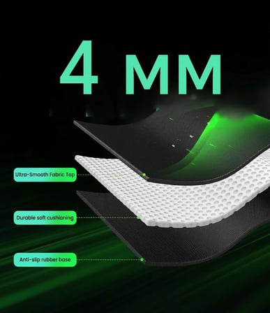 Ugreen 15348 LP670 800x300x4mm Oyun Serisi eSpor Ekstra Büyük Kalın Gaming Mouse Pad Aurora Yeşil