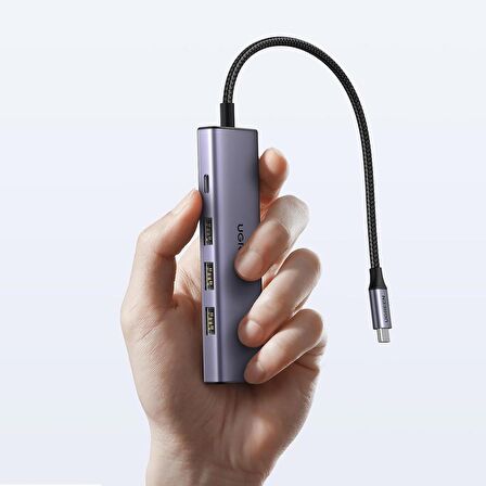 Ugreen Type-C to 4K/60Hz HDMI 3*USB 3.0 100W PD Güç Girişi Çoklayıcı Hub Adaptör