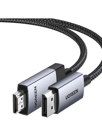 Ugreen 4K 60Hz Displayport To HDMI Örgülü Kablo, 2m, 15774