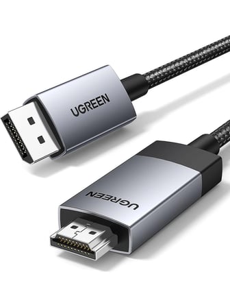 Ugreen 4K 60Hz Displayport To HDMI Örgülü Kablo, 2m, 15774