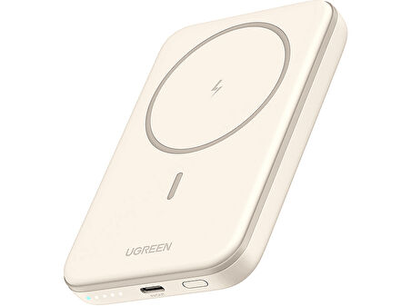 UGREEN 5.000 mAh MagSafe 15W Wireless Powerbank Bej 25207