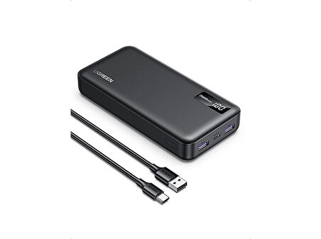 UGREEN 20.000 mAh PD 3.0 Hızlı Şarj Powerbank 1xUSB-C 2xUSB-A 25683