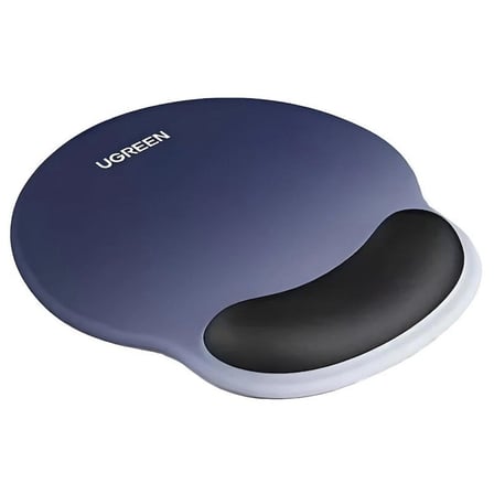 UGREEN 35858 LP668 220x245mm Premium Ergonomik Bilek Desteği Dayanağı Pedi Kaymaz Mavi Siyah Gradyan