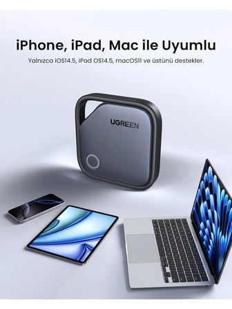 reen Smart Finder Bluetooth Akıllı Takip Cihazı (Yalnızca Apple Uyumlu), 45297