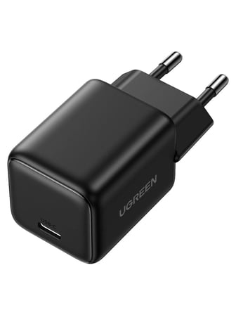 UGREEN 20W GaN Hızlı Şarj Cihazı Type-C QC PD 1xUSB-C, Siyah, 55553
