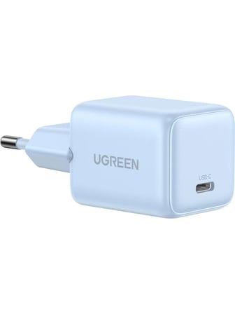Ugreen 20W Gan Hızlı Şarj Cihazı Type-C Qc Pd 1xusb-C, Mavi, 55555