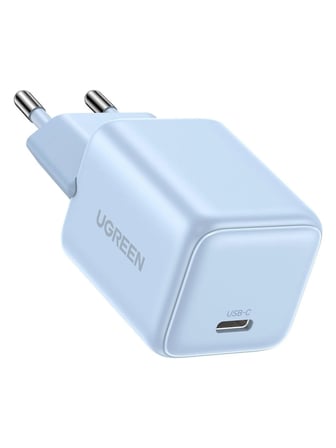 Ugreen 20W Gan Hızlı Şarj Cihazı Type-C Qc Pd 1xusb-C, Mavi, 55555