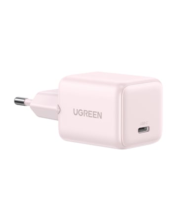 UGREEN 20W GaN Hızlı Şarj Cihazı Type-C QC PD 1xUSB-C, Pembe, 55556