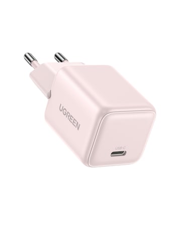 UGREEN 20W GaN Hızlı Şarj Cihazı Type-C QC PD 1xUSB-C, Pembe, 55556
