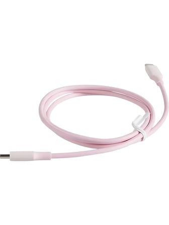 UGREEN USB-C 60W 3A QC PD Hızlı Şarj Kablosu, 1 Metre, Pembe, 65124