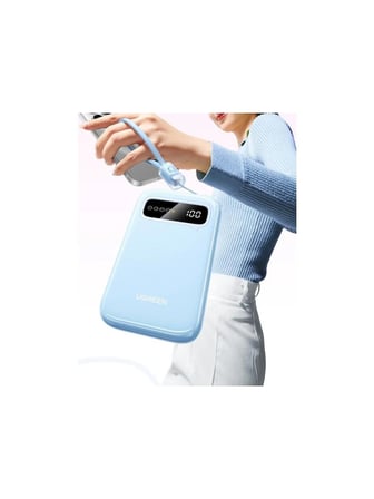 UGREEN 10.000 mAh 20W Led Göstergeli USB Type-C Taşınabilir Hızlı Şarj Powerbank, 45423B