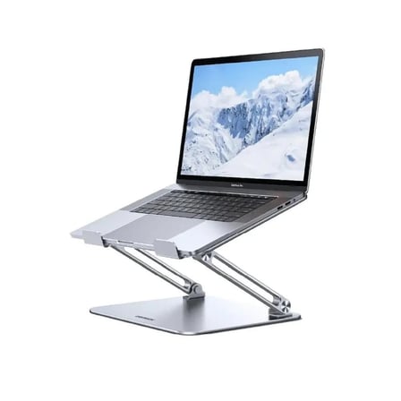 UGREEN 95187 LP966 Yükseklik ve Eğim Ayarlı 10-17.3 inç Uyumlu Katlanabilir Alüminyum Tablet ve Notebook Standı Gümüş