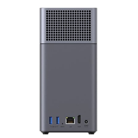 UGREEN 95678 DH2300 NASync Rockchip A72+A53 8 Çekirdekli CPU 4GB LPDDR4X 1xUSB-C 3.0 2xUSB-A 3.0 1xGbE RJ45 1x4K/60Hz HDMI 2 Yuvalı SATA NAS Depolama Ünitesi