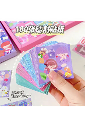 Happy Weekends Temalı 100 Yaprak 4 Bölmeli Sticker Seti • Bullet Journal (GGK-DAX001)