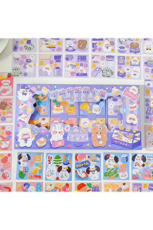 Sweeet as Honey Temalı 200 Yaprak Sticker Seti • Bullet Journal (GGK-DD019)