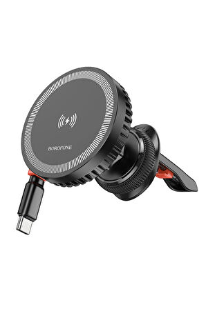 Magsafe ile Uyumlu Kablosuz Hızlı Şarj, 5W/7.5W/10W/15W Çıkış, 4.5-7.0 inç - ABS + Silicone BH207