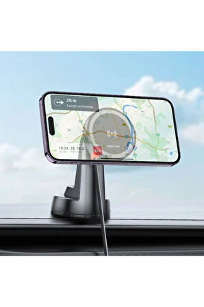 Magsafe ile Uyumlu Araç Telefon Tutucu 5W/7.5W/10W/15W Hızlı Şarj Desteği iPhone ile Uyumlu BH208