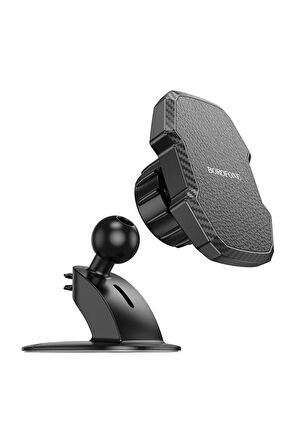 Araç İçi Telefon Tutucu 4.5-7.0 inç Uyumlu Dayanıklı ABS+Silikon Malzeme Merkezi Konsol Montaj BH111