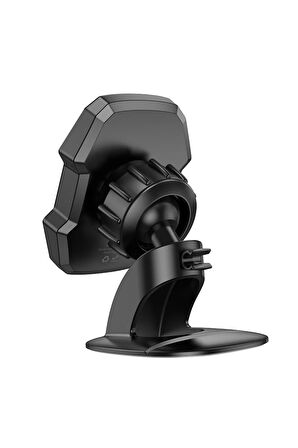 Araç İçi Telefon Tutucu 4.5-7.0 inç Uyumlu Dayanıklı ABS+Silikon Malzeme Merkezi Konsol Montaj BH111