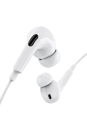 Hoco. M111 Pro Lightning Dijital Mikrofonlu Kablolu Kulaklık - Beyaz