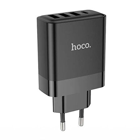 HOCO C127A PD45W 3 USB + 1 Type-C Girişli Hızlı Şarj Adaptörü Başlığı