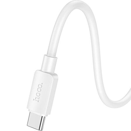 HOCO X96 Hyper 60W Type-C to Type-C Hızlı Şarj Ve Data Kablosu 25cm (Beyaz)