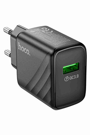 Hoco CS21A Rich 18W USB 3.0 QC Çıkışlı Hızlı Şarj Aleti