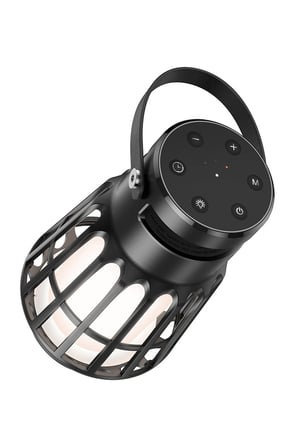 Hoco. BS61 Wild Fun Kamp Işıklı Bluetooth Kablosuz Hoparlör - Siyah