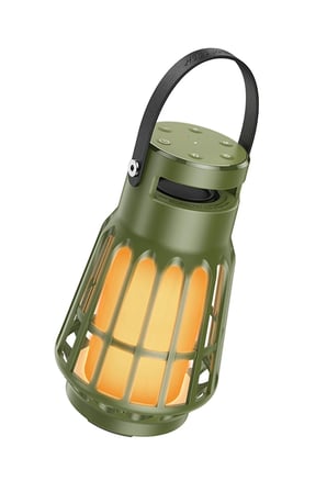 Hoco. BS61 Wild Fun Kamp Işıklı Bluetooth Kablosuz Hoparlör - Yeşil