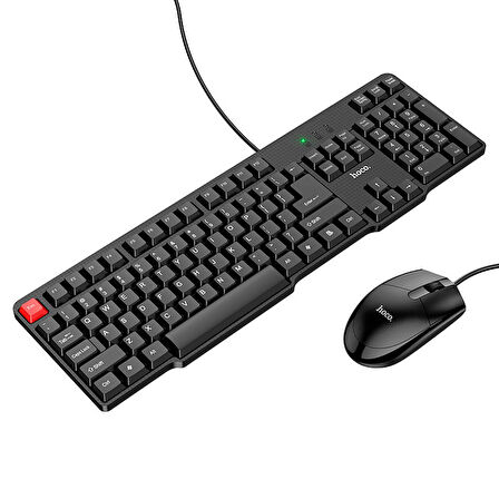 GM16 Kablolu Klavye ve Mouse Set Türkçe Siyah
