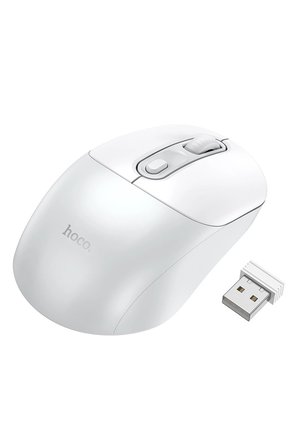 Hoco. GM28 2.4G Business Kablosuz Mouse - Beyaz-Gri