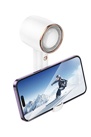 Hoco HX21 Wind Telefon Tutucu Özellikli Hızlı Masaüstü Soğutma Fanı