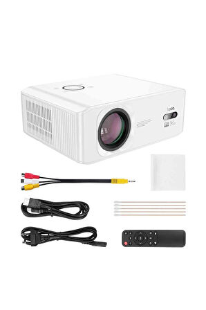 Hoco DT3 Smart Elektrikli Otomatik Odaklanma Özellikli 1080P Full HD Android BT Projeksiyon Cihazı