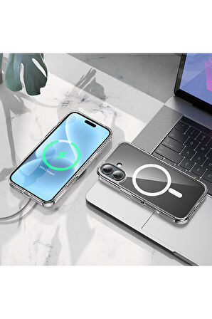 iPhone 16 Uyumlu Anti Fall Airbag Magsafe Kapak