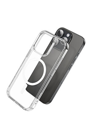 iPhone 16 Pro Uyumlu Anti Fall Airbag Magsafe Kapak