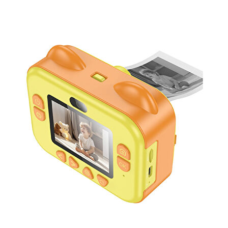 Hoco DV204 IPS HD Ekranlı Çift Kameralı Fotoğraf Çıkartma Özellikli Çocuk Kamerası
