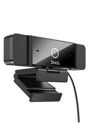 Hoco. D100 1080P 2MP Mikrofonlu USB Web Kamera - Siyah