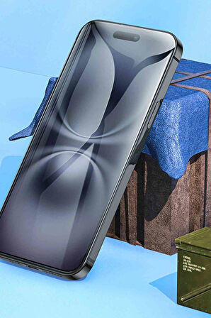 iPhone 15 Uyumlu Hoco Bear Shield HD Cam Ekran Koruyucu
