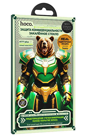iPhone 16 Uyumlu Bear Shield Hayalet Cam Ekran Koruyucu
